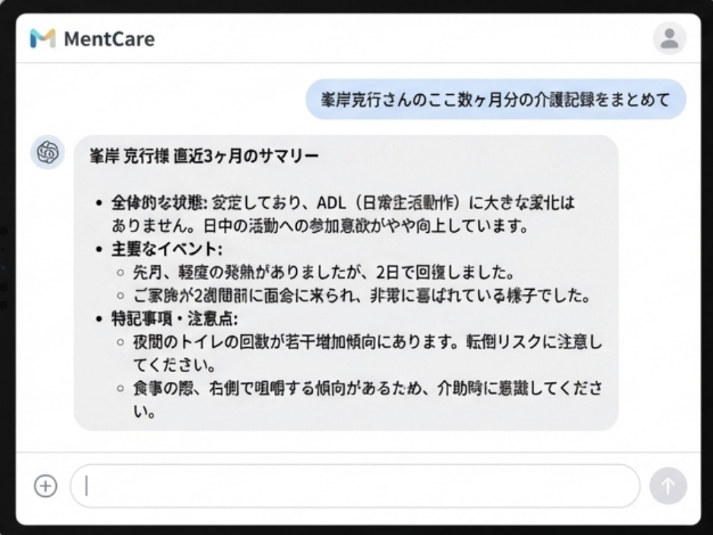 入居者様情報の要約